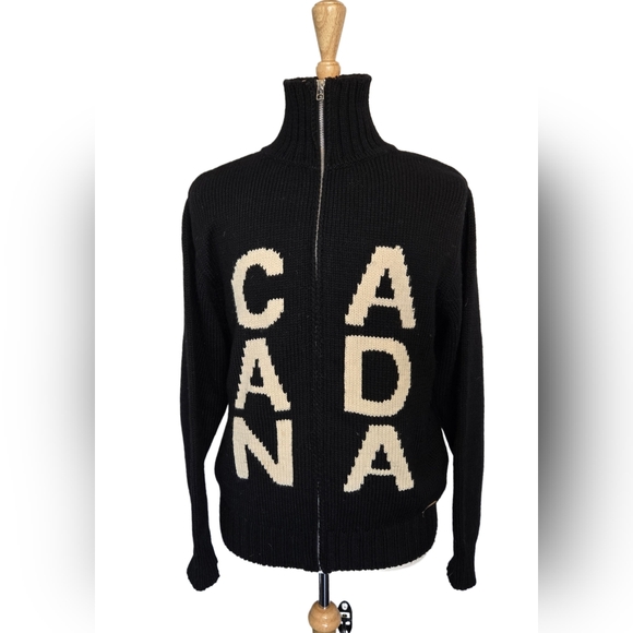 Delux Other - Vtg deLux Canada Wool Sweater Unisex Made In Nepal Size L